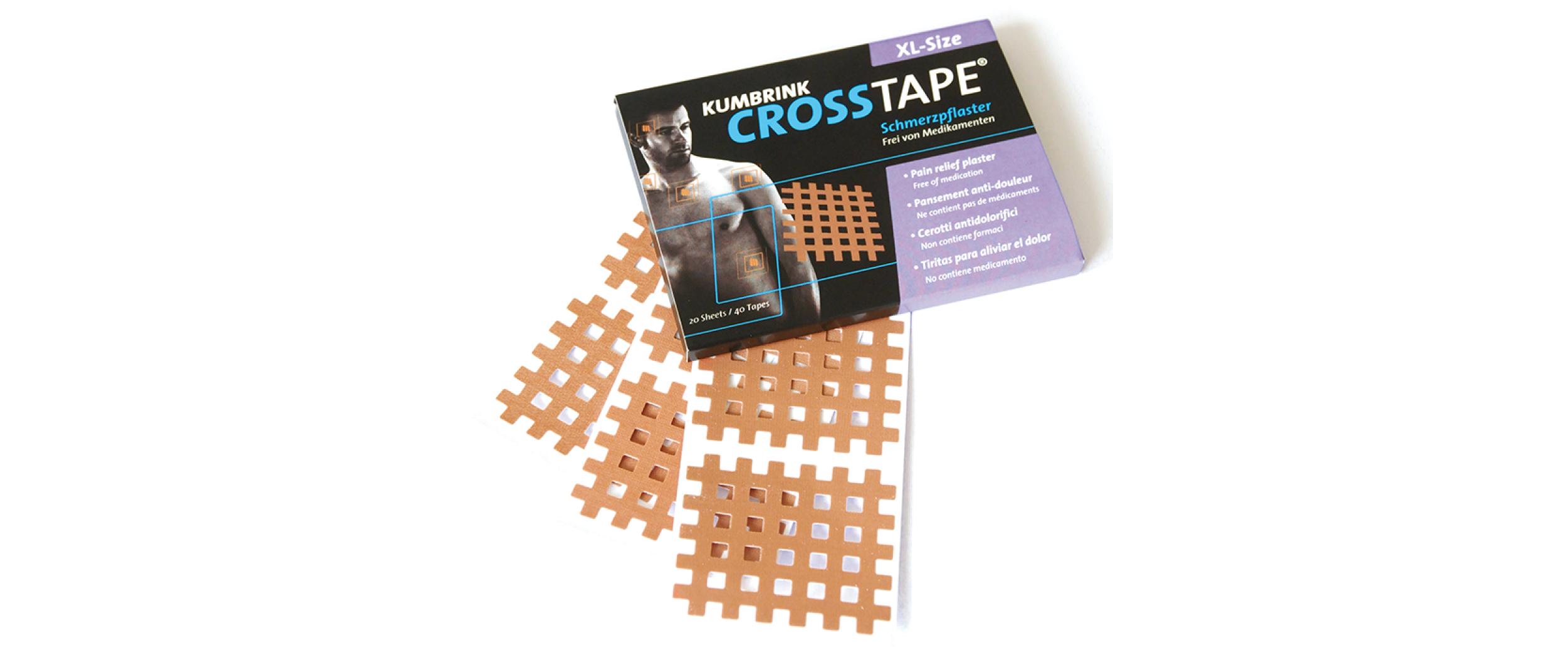 Schmerz- und Akupunkturtape Grösse XL, 40 TapesGitter Tapes zur Schmerzbehandlung