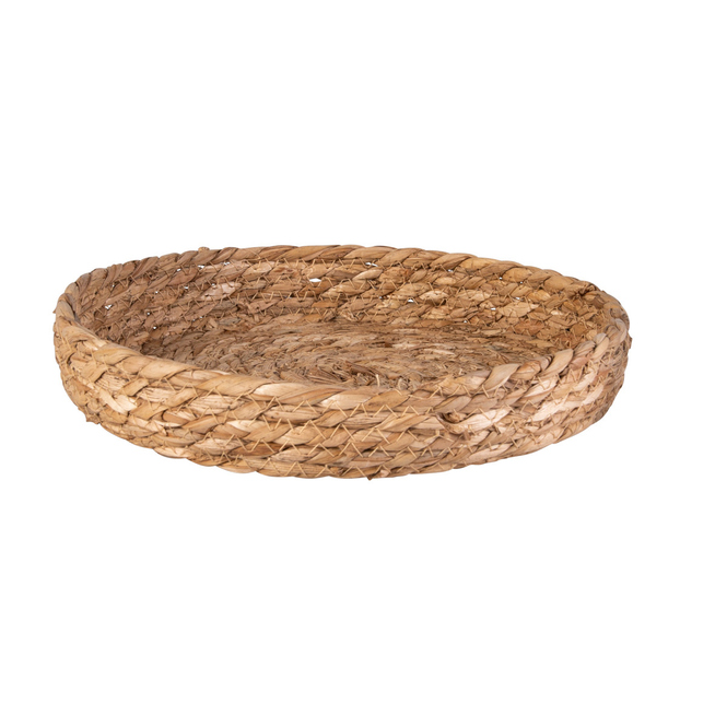 Naturdekoschale - Größe L - aus Holz - ca. 35 x 5,5 cm