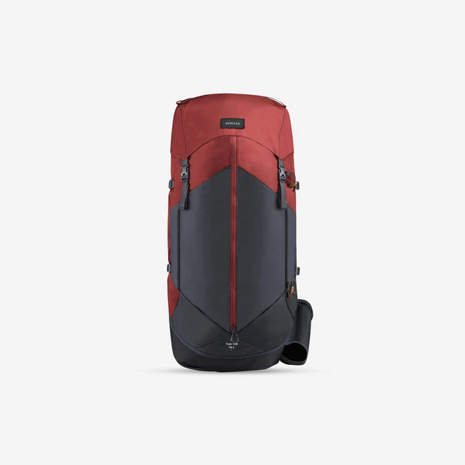 Decathlon Forclaz - Mochila Forclaz MT100 Easyfit Masculina de 70 L para Mochilão