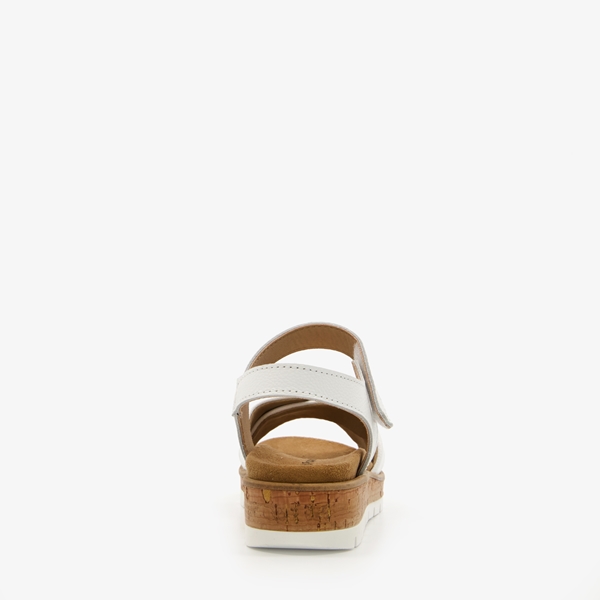 Hush Puppies leren dames sandalen wit