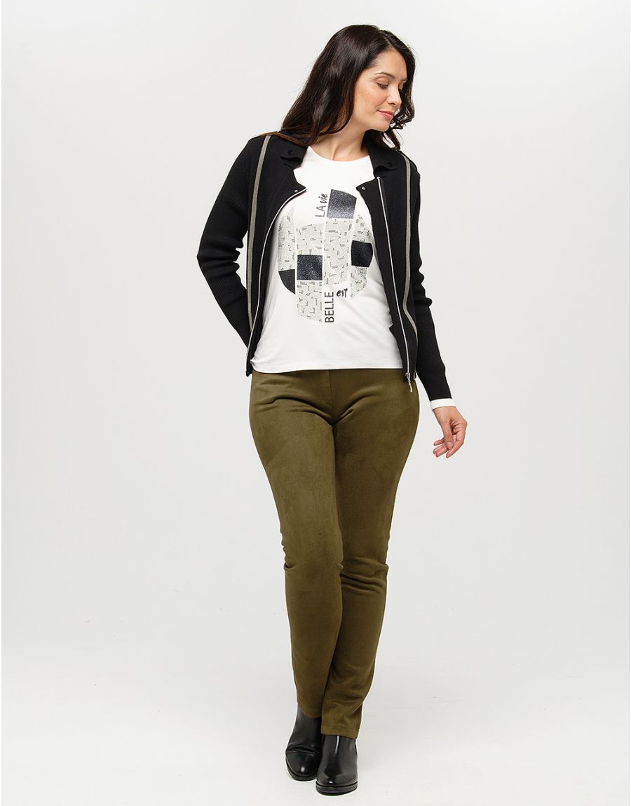 T-shirt blanc imprimé