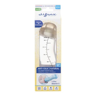 Difrax S-babyfles Natural 250ml - Popcorn 1ST