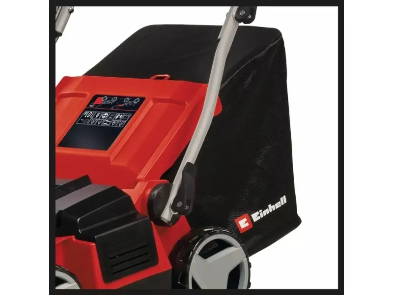 Einhell GE-SA 1435/1, Skubbe plæneklipper, 35 cm, Roterende knive, 28 L, 4 hjul, Plast