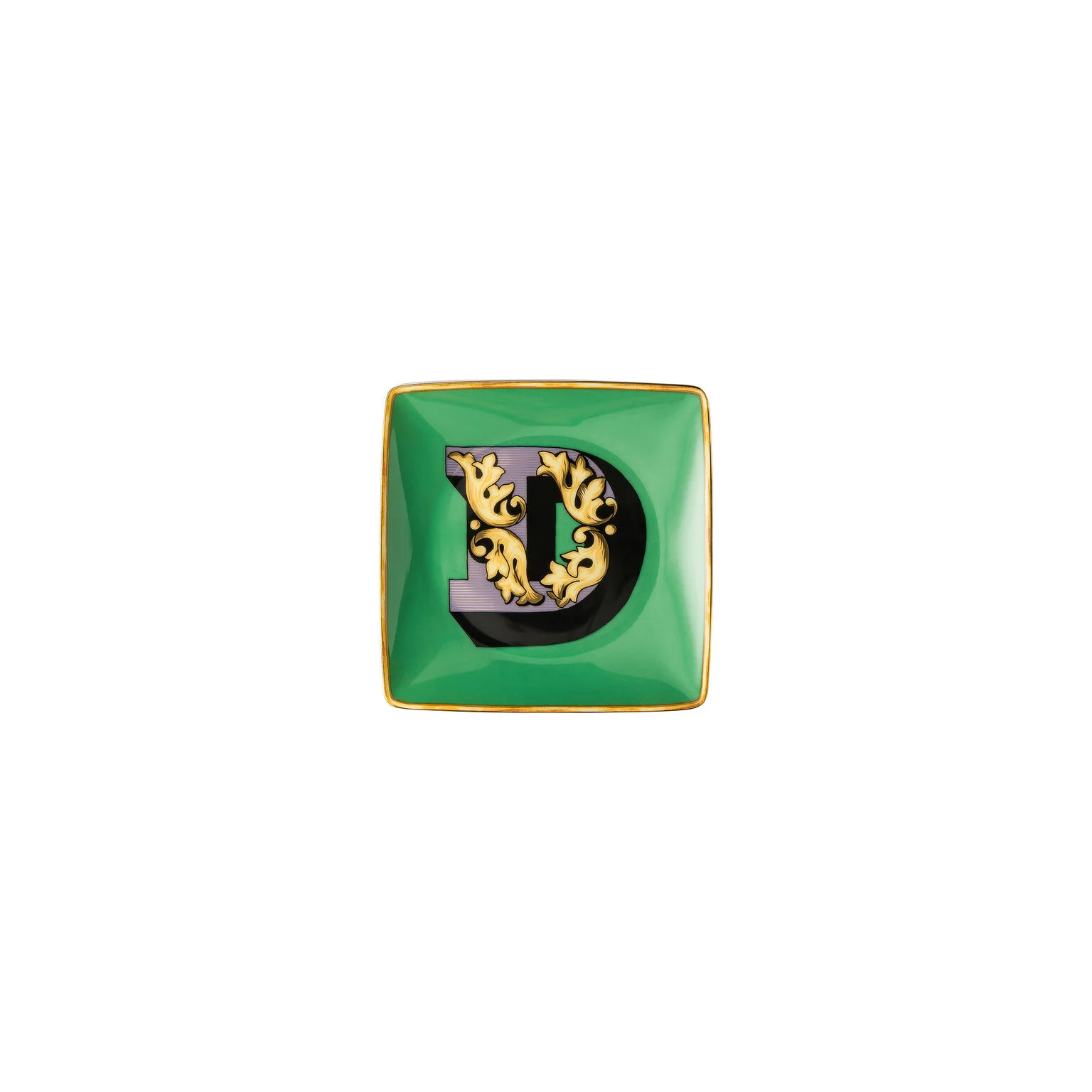 Versace Alphabet Holiday Alphabet D Schälchen 12 cm quadr. flach