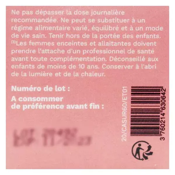 Omum Nutricosmetique La Surdouée 60 cápsulas