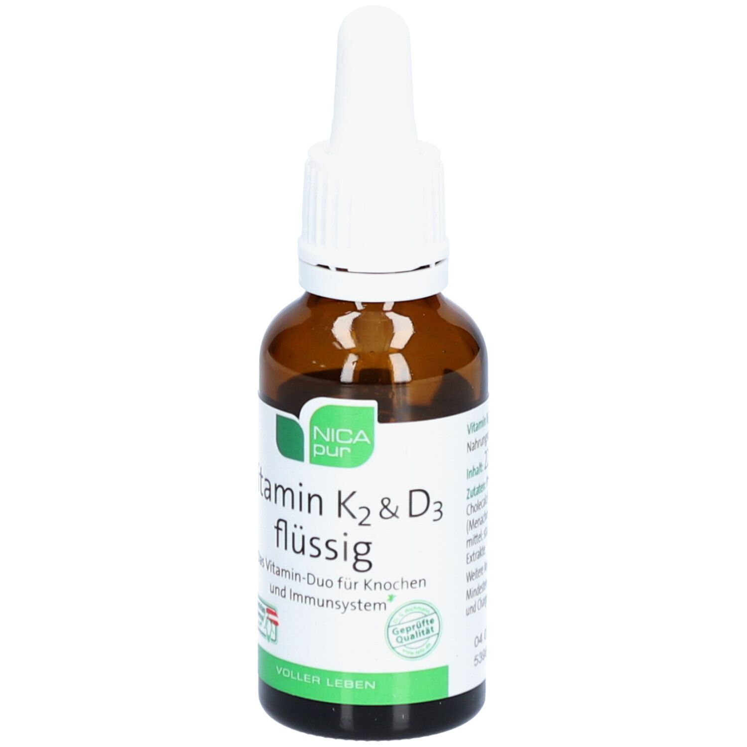 NICApur Vitamin K2 & D3 flüssig