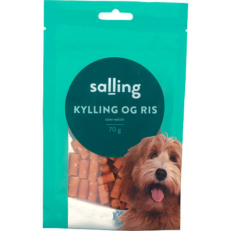 Godbidder m. kylling og ris