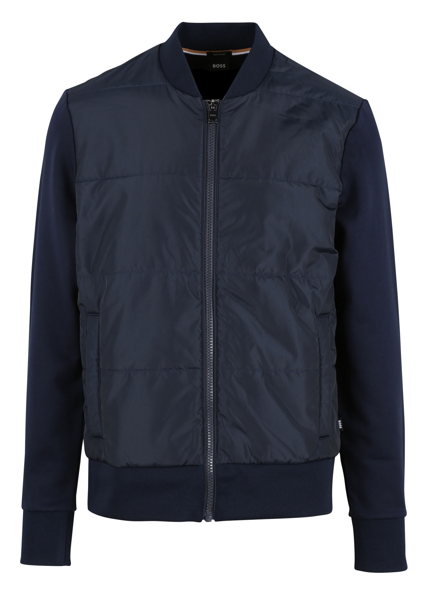 Sweat zippé en coton | Bleu