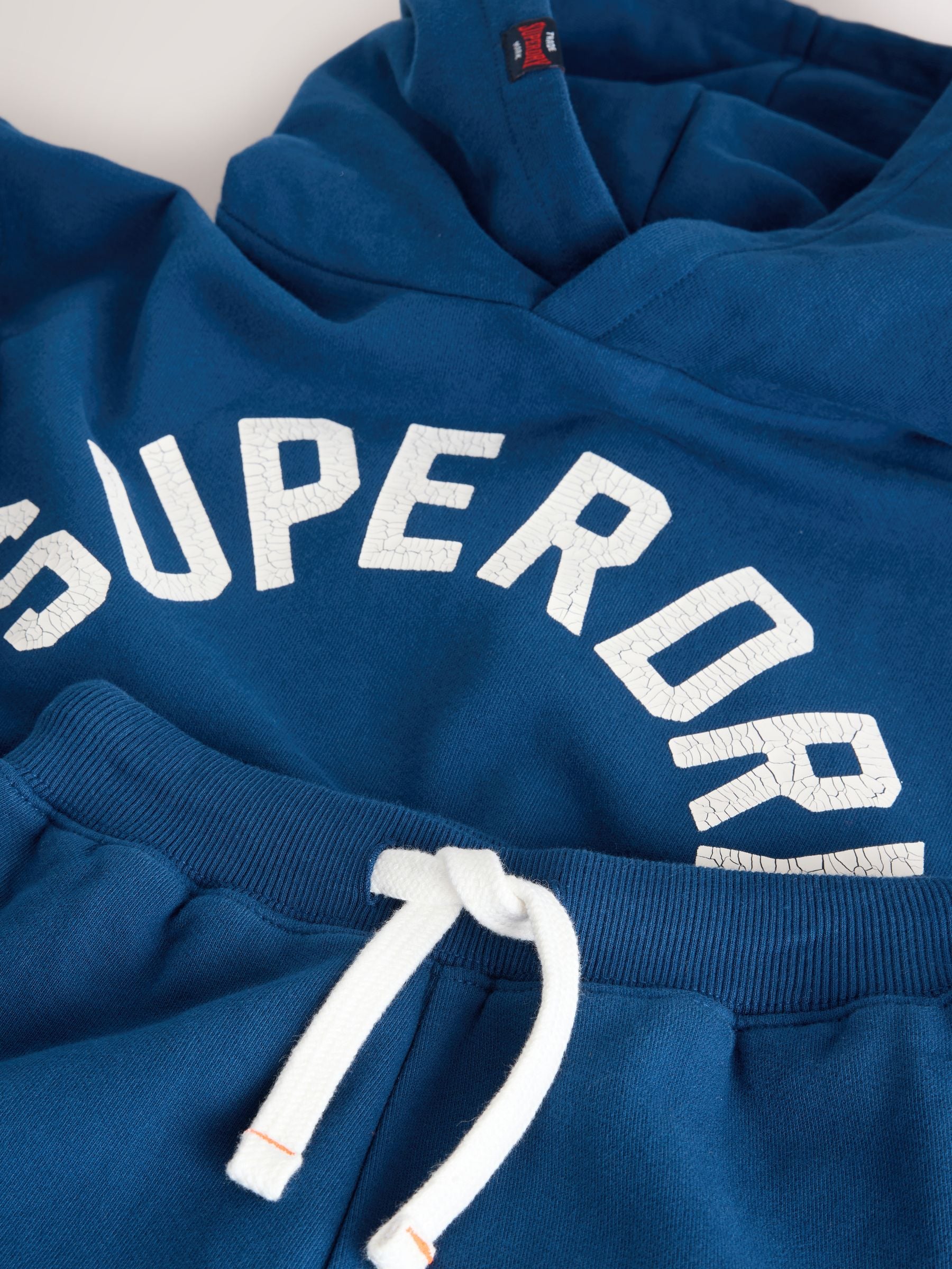 Blauw/wit - Superdry joggingpak