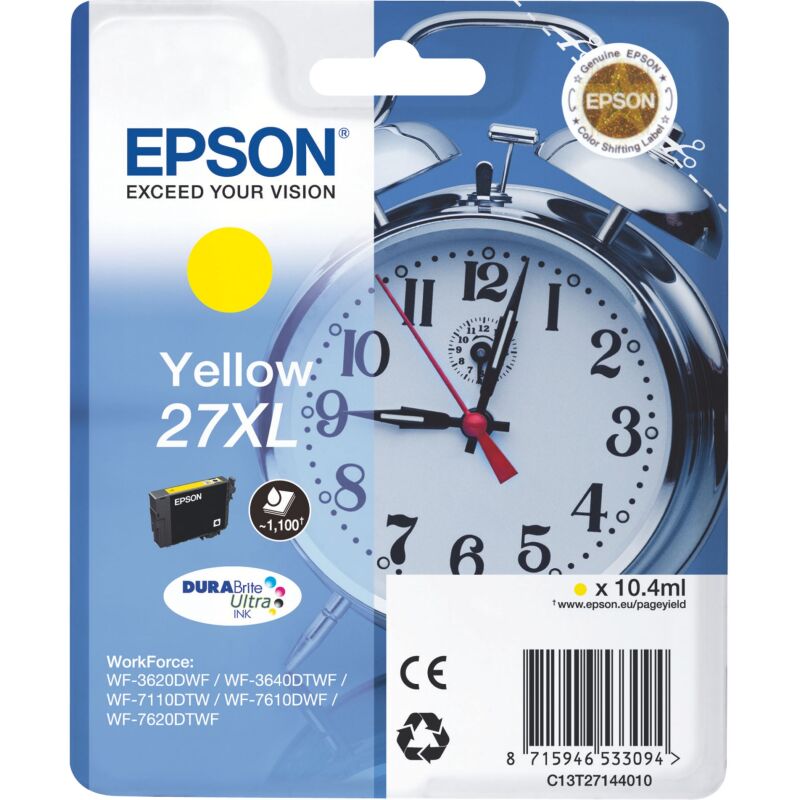 Epson 27XL cartouche haute capacité couleurs séparées pour imprimante jet d'encre