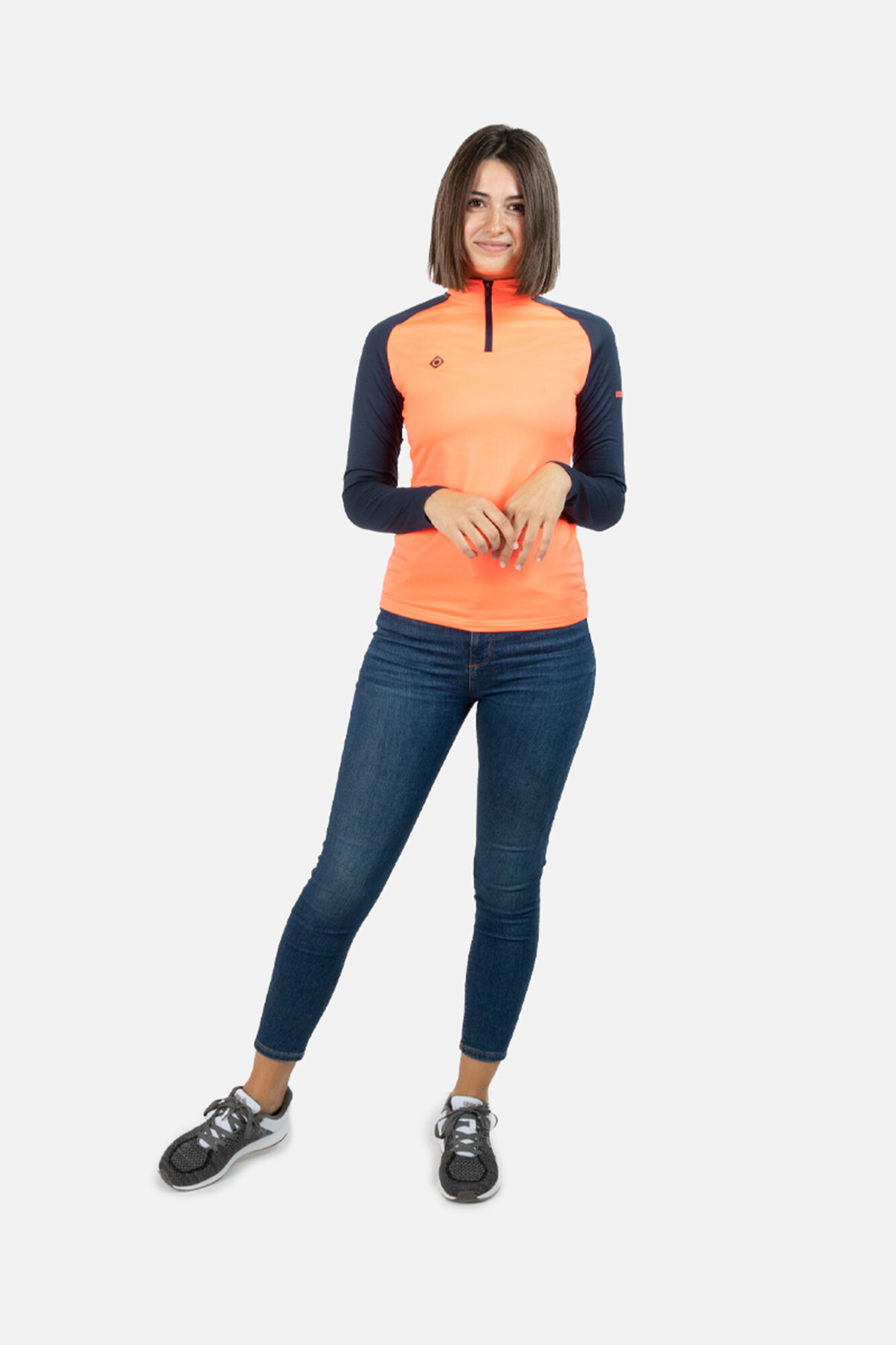 Camiseta de manga comprida Indus - Coral