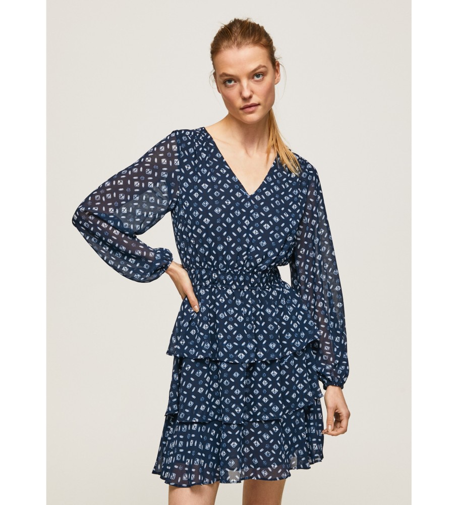 Vestido azul marinho Eyra da Pepe Jeans