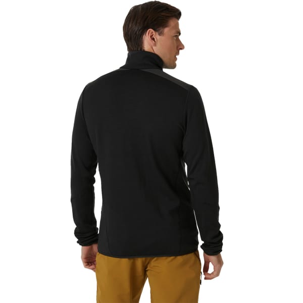 Sweat polaire HELLY HANSEN LIFA MERINO MIDLAYER 1/2 ZIP BLACK
