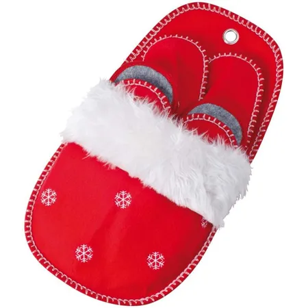 Macma Weihnachtspantoffeln 4 Paar Hausschuhe in 3 verschiedenen Größen
