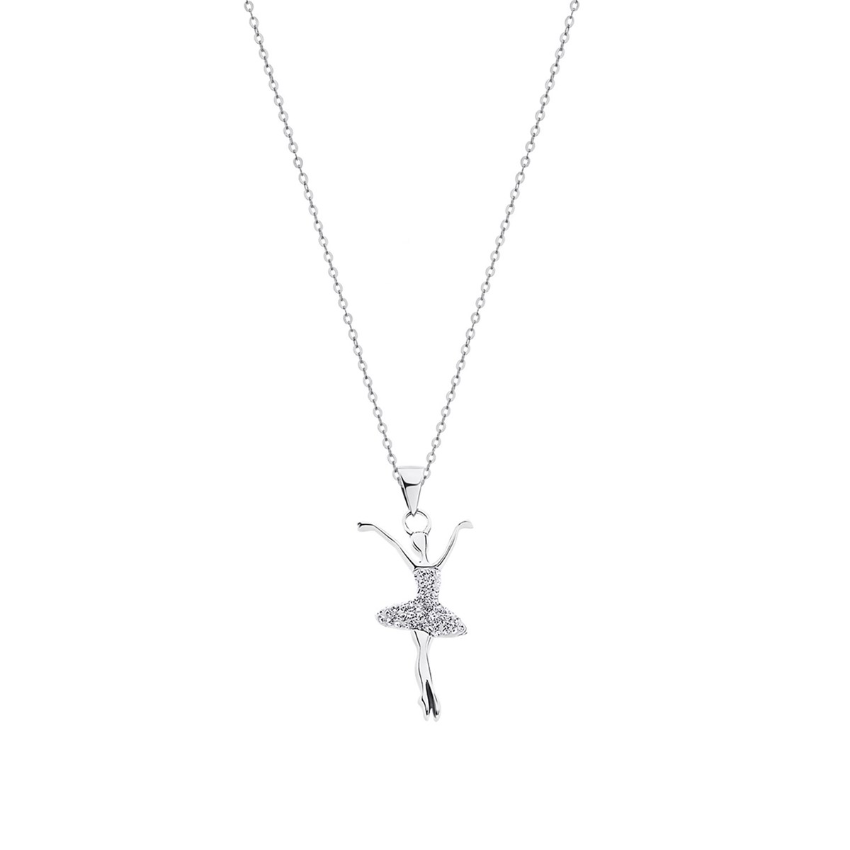 Collier Lotus Silver Danseuse