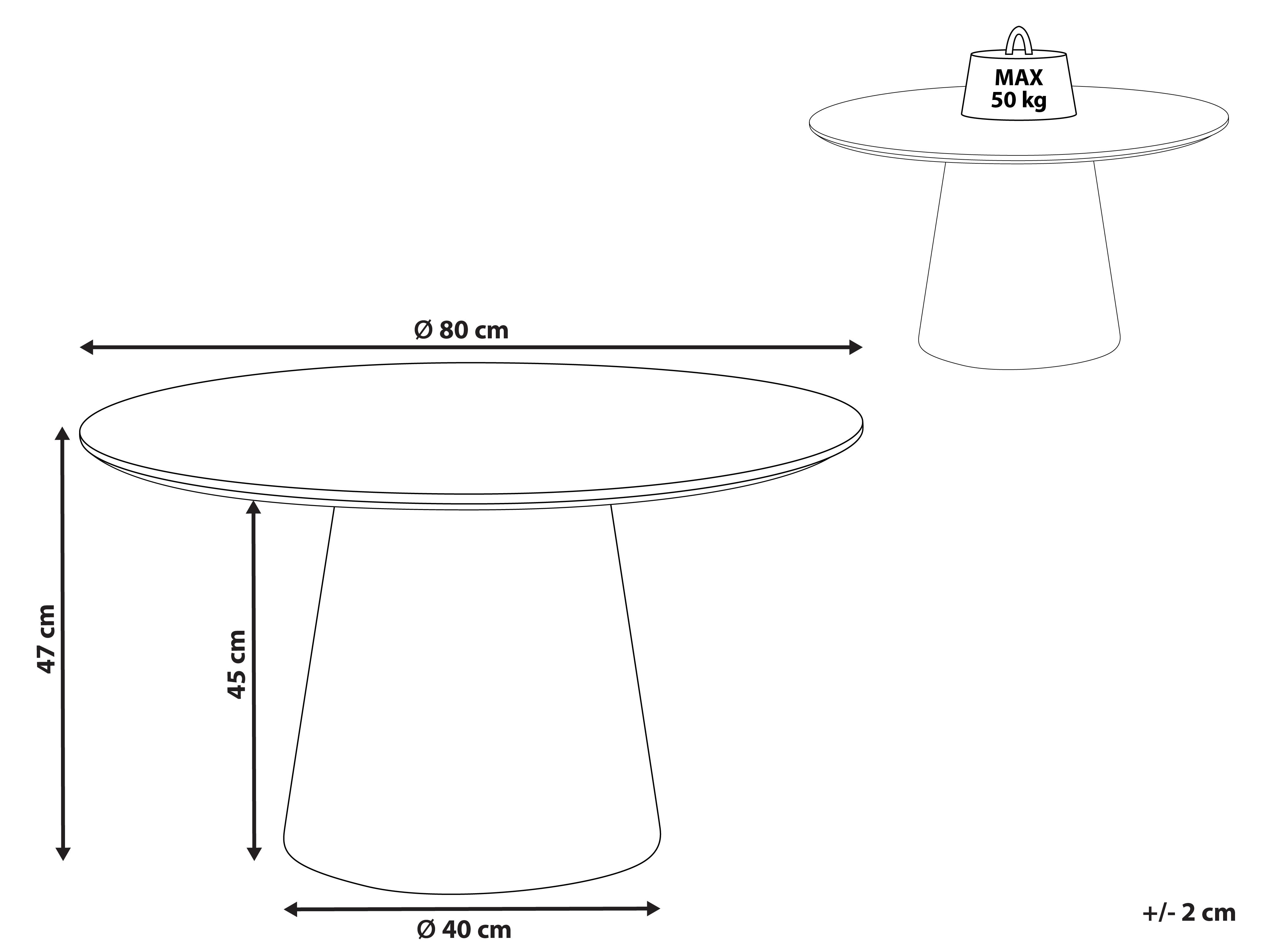 Salontafel WANDO Zwart essenfineer
