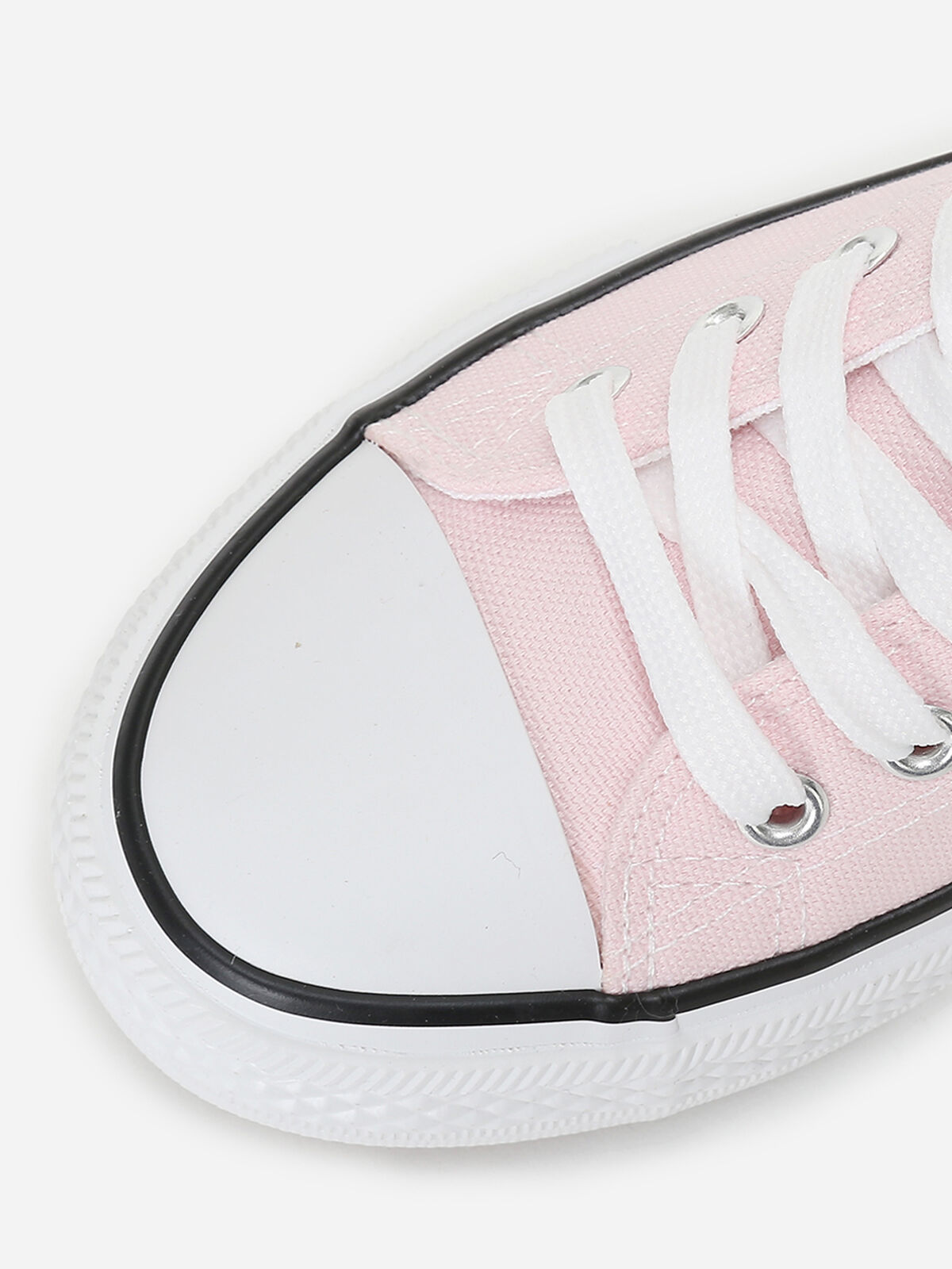 Tennis basses en toile- Rose