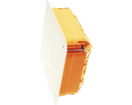 Kaiser 9196-91 spouwmuuraansluitdoos met deksel H165 x B165 x D72 mm oranje/wit