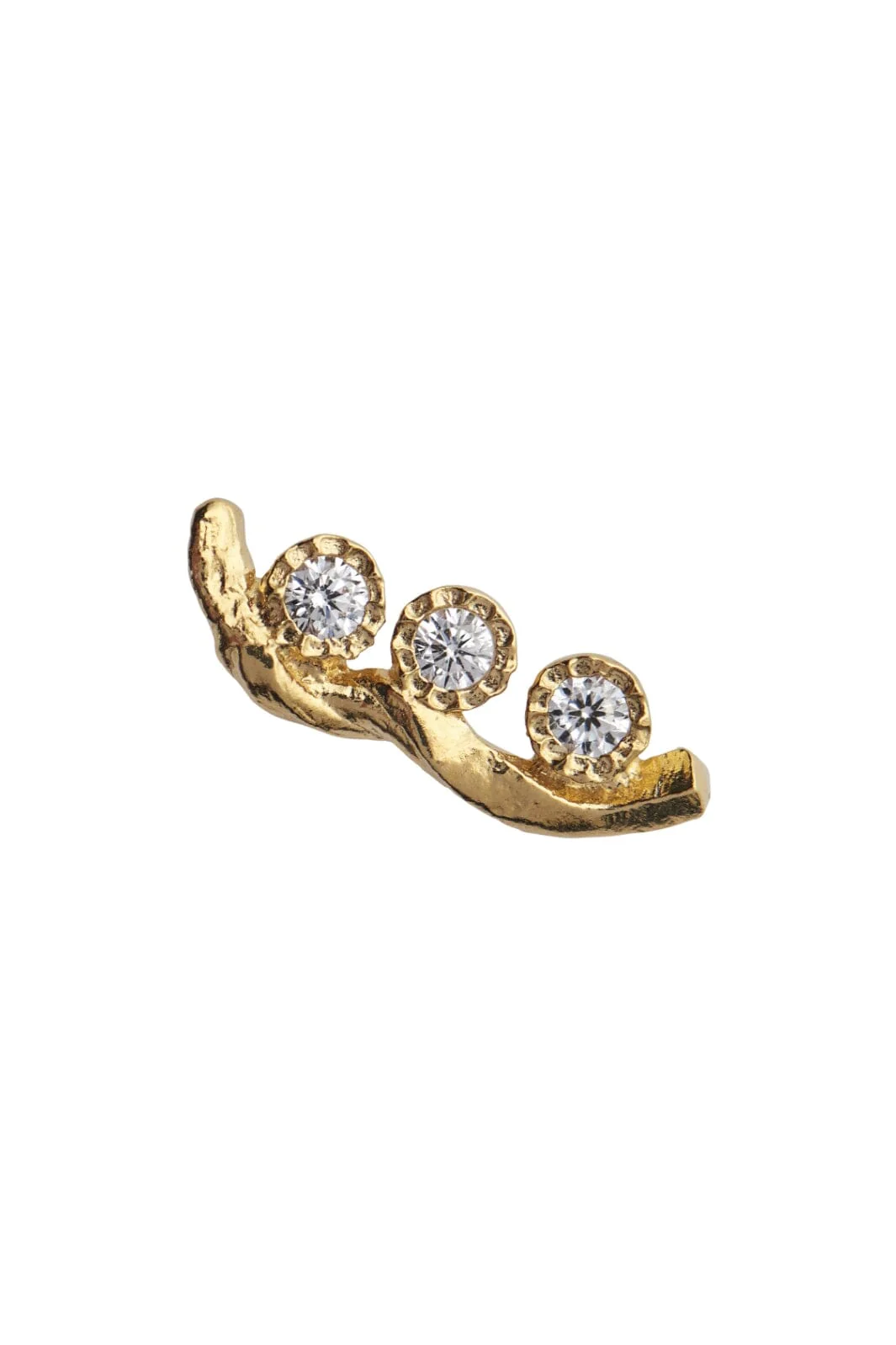 Stine A Flow Earring With Three Stones