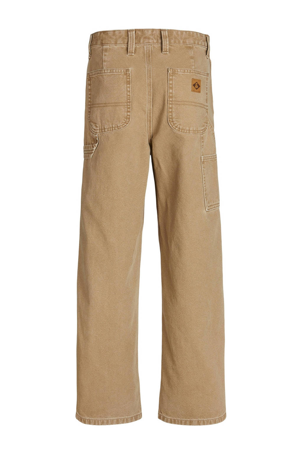 JACK & JONES high waist loose fit jeans JJIALEX JJCARPENTER tigers eye