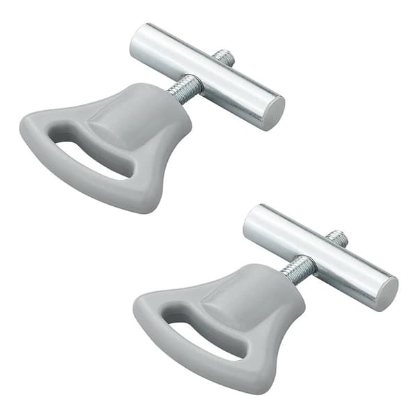 Markiseskinnestopper med plastknapp 8-10mm - sett med 2 stk