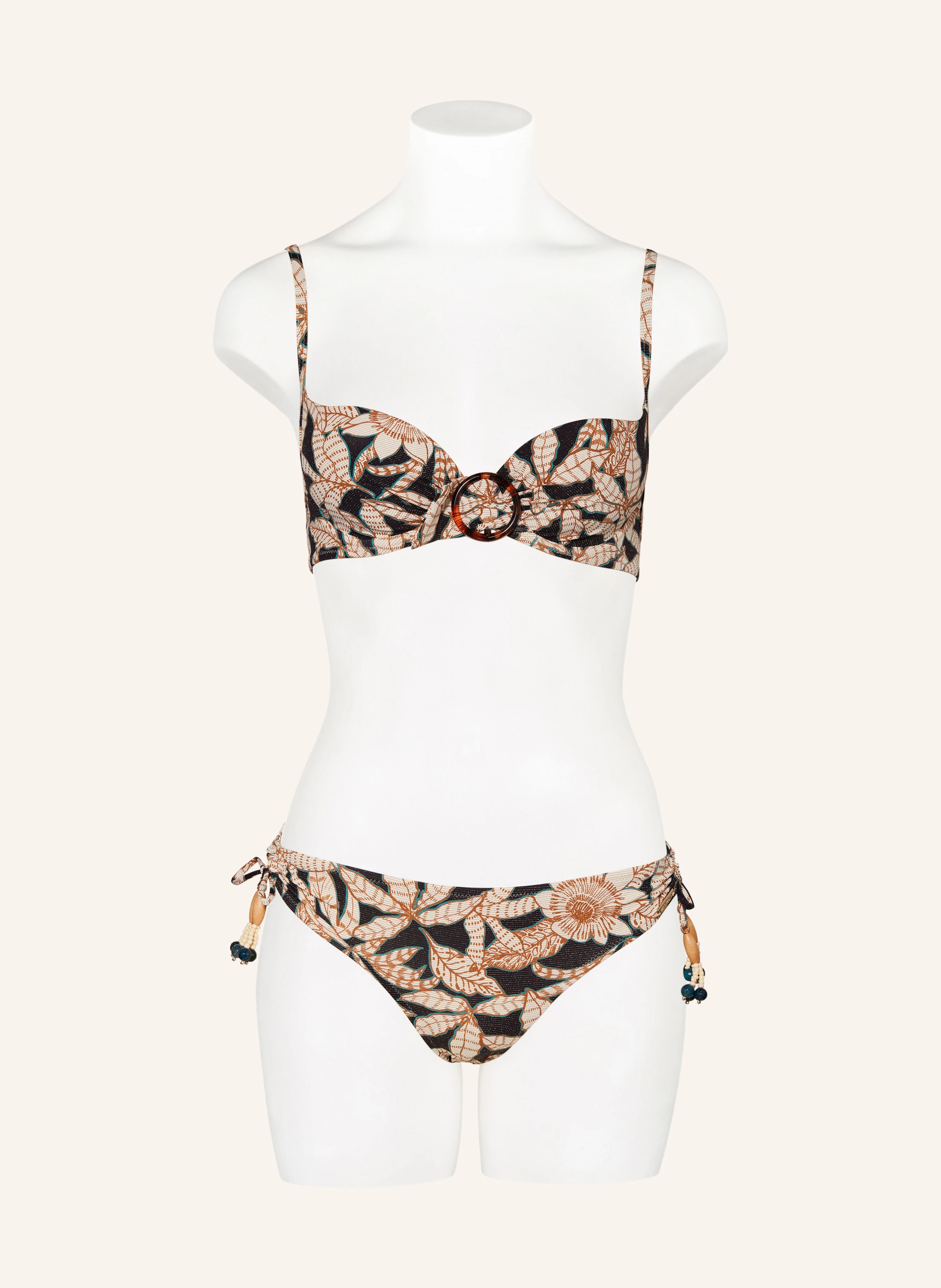 watercult Triangel-Bikini-Hose LES CÔTES mit Schmuckperlen