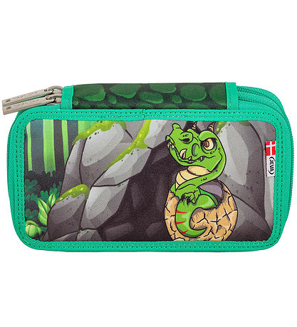Jeva Federtasche m. Inhalt - Twozip - Dragon Draco
