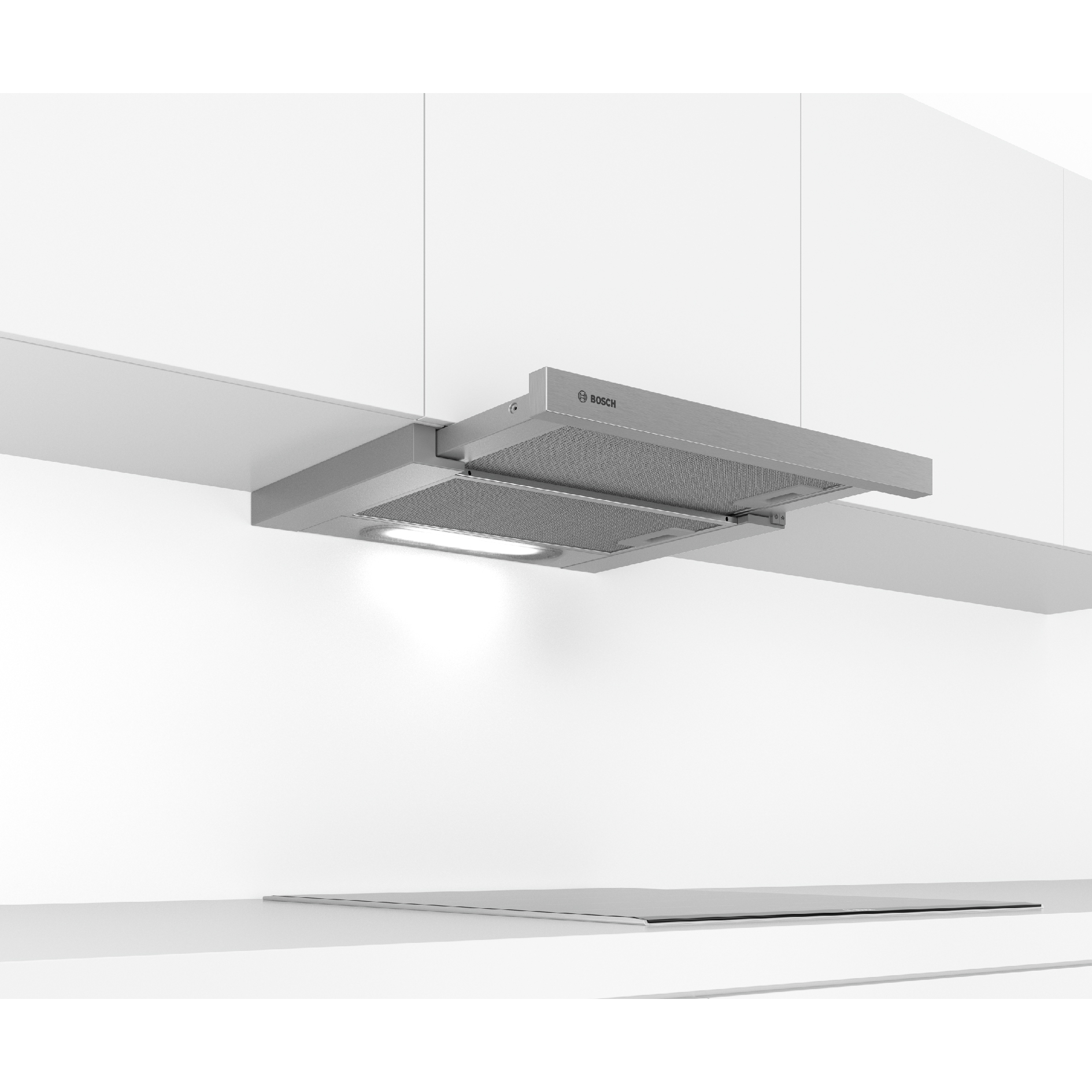BOSCH Flachschirmhaube DFT63AC50 - silber - 60 cm - D