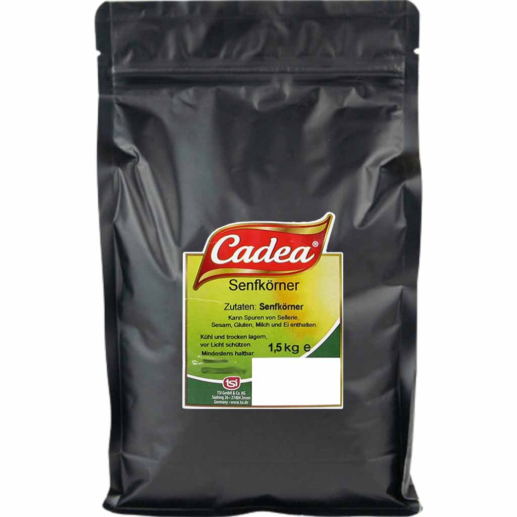 Cadea Senfkörner 1,5kg MHD:20.2.26