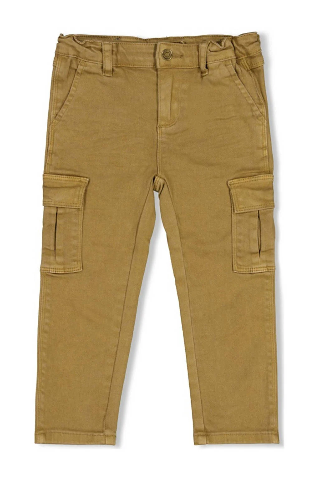 Sturdy regular casual broek olijfgroen