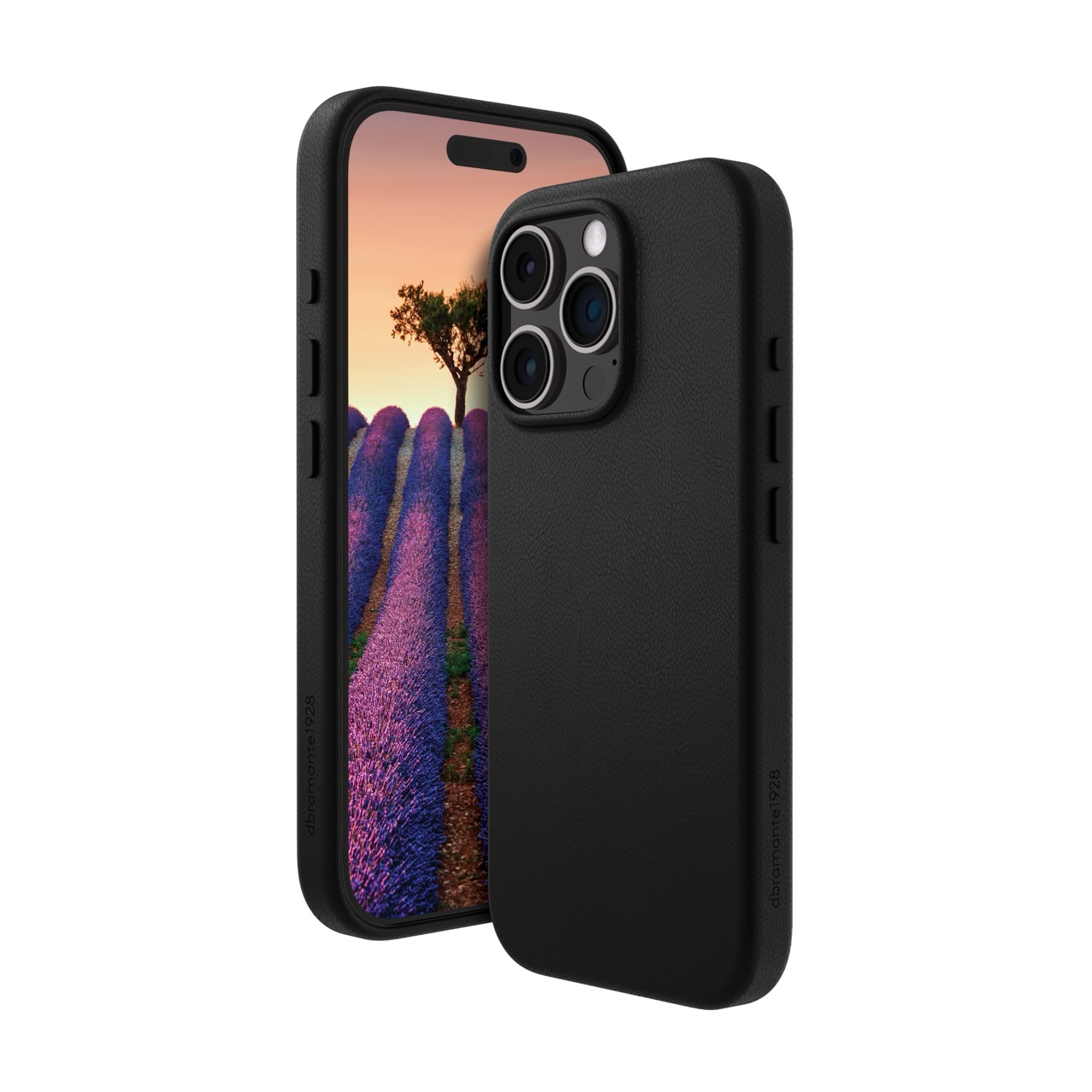 iPhone 16 Pro Max MagSafe Echtleder Hardcase Hülle Roskilde Recycled (RO67GTBL6353) - Schwarz
