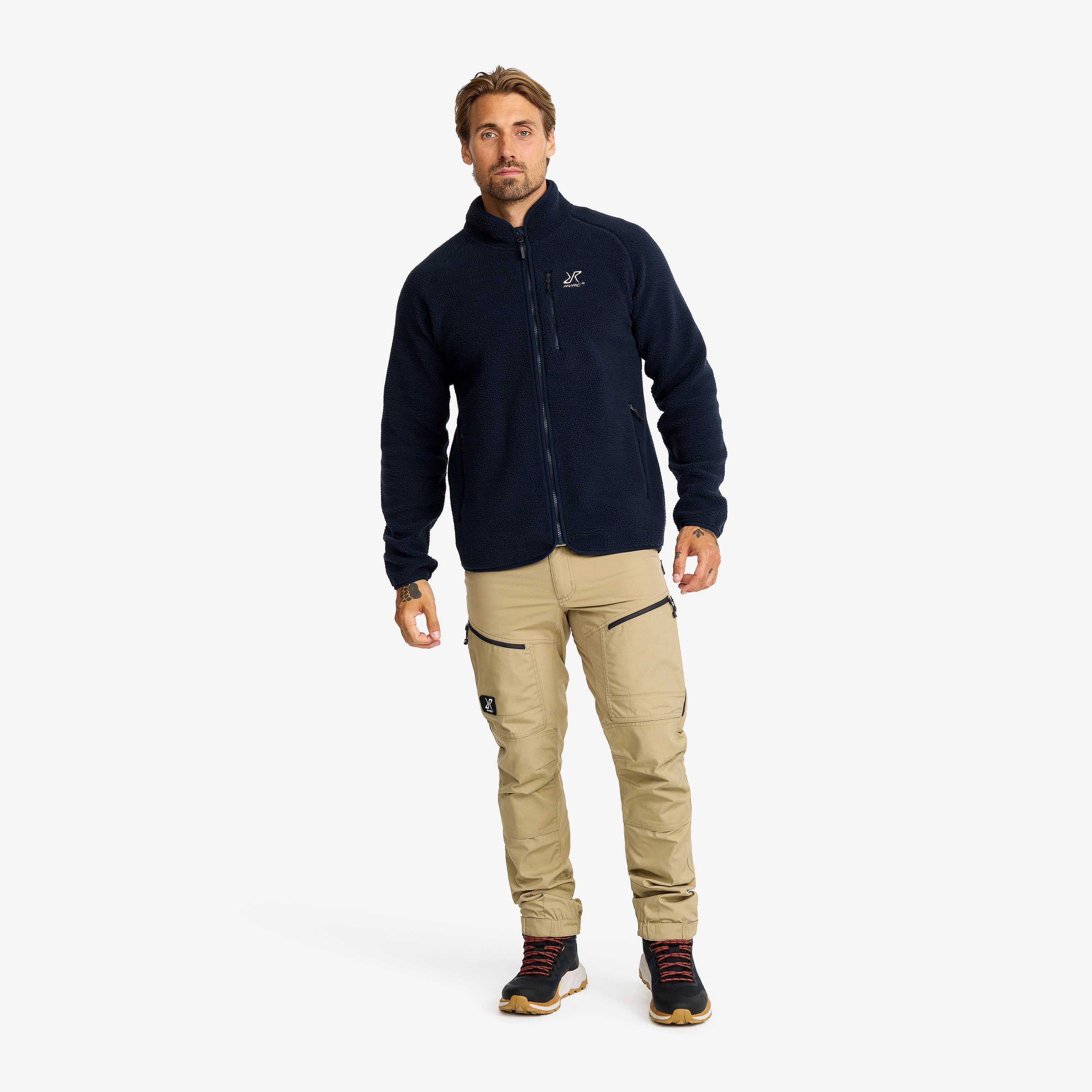 Canyon Full-zip Pile Fleece Herre Navy