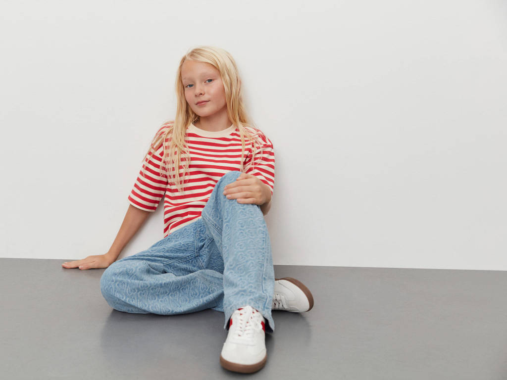 Sofie Schnoor gestreept T-shirt rood/wit