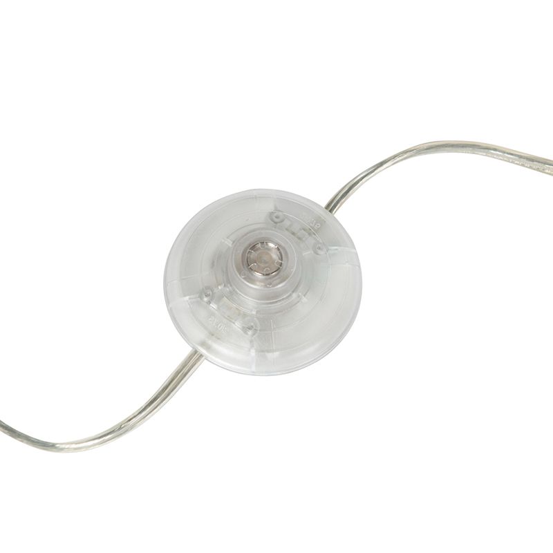 Vloerlamp tripod wit hout met witte kap 50 cm - Puros