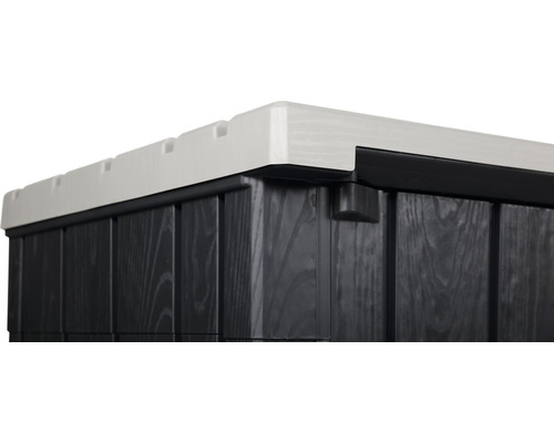 Tuinkast High Stora Way 130 x 75,6 x 206,2 cm antraciet