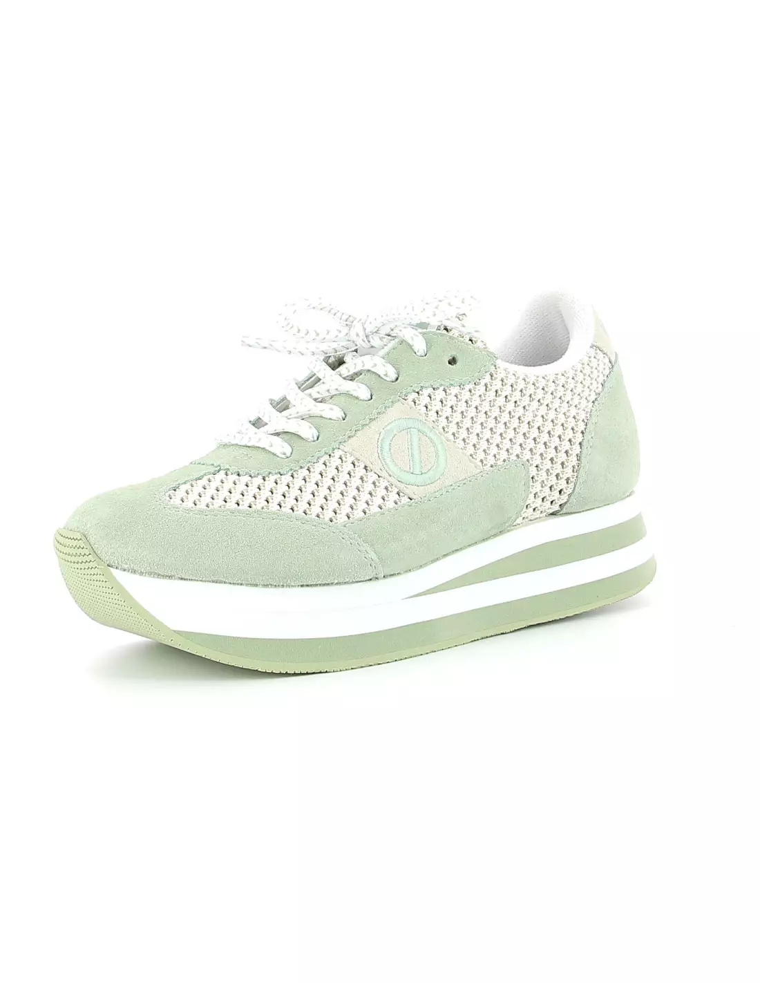NO NAME FLEX M JOGGER - Baskets TILLEUL/CRAIE