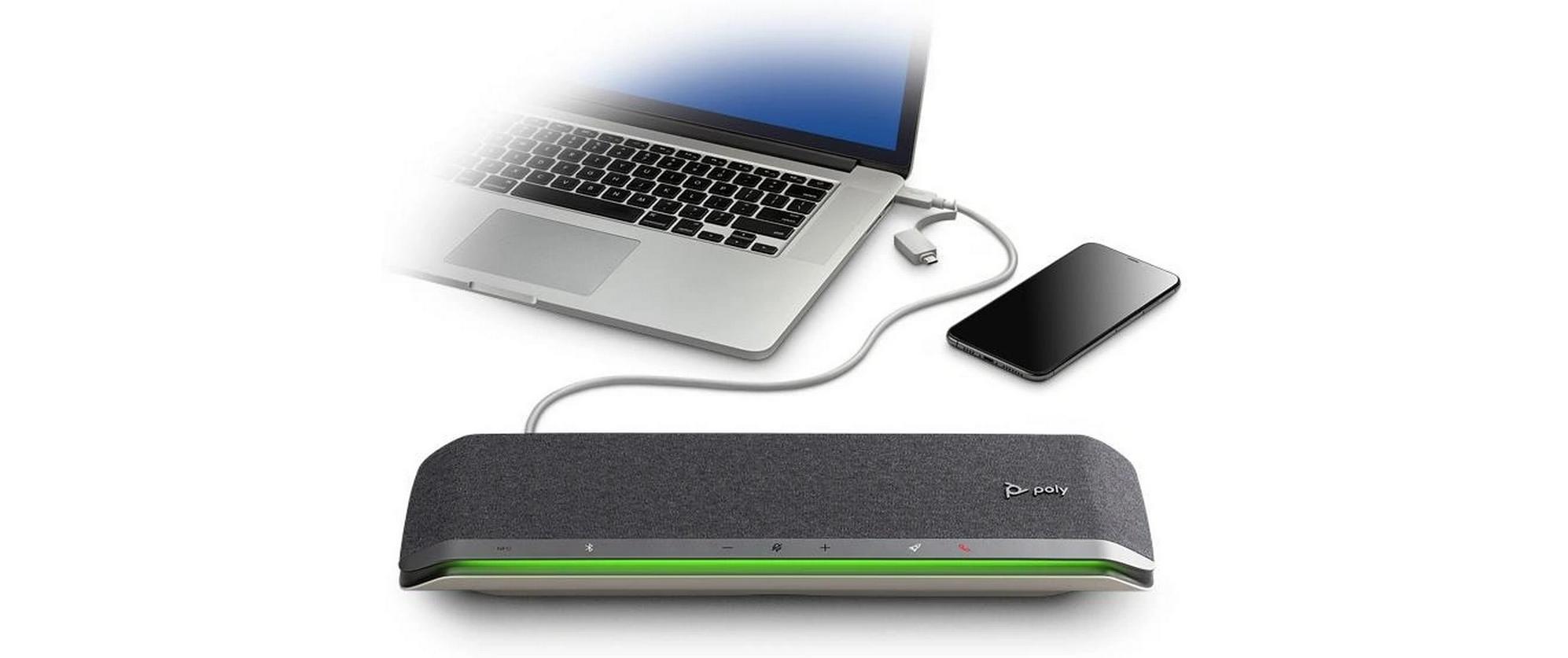 Poly SYNC 60<br>Persönlicher, Intelligenter Konferenzlautsprecher mit USB/Bluetooth