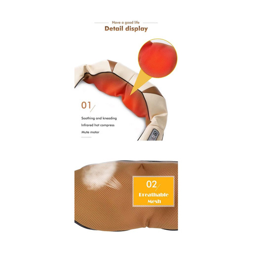 Masajeador De Cuello Y Hombros Sportek Sptk-13706