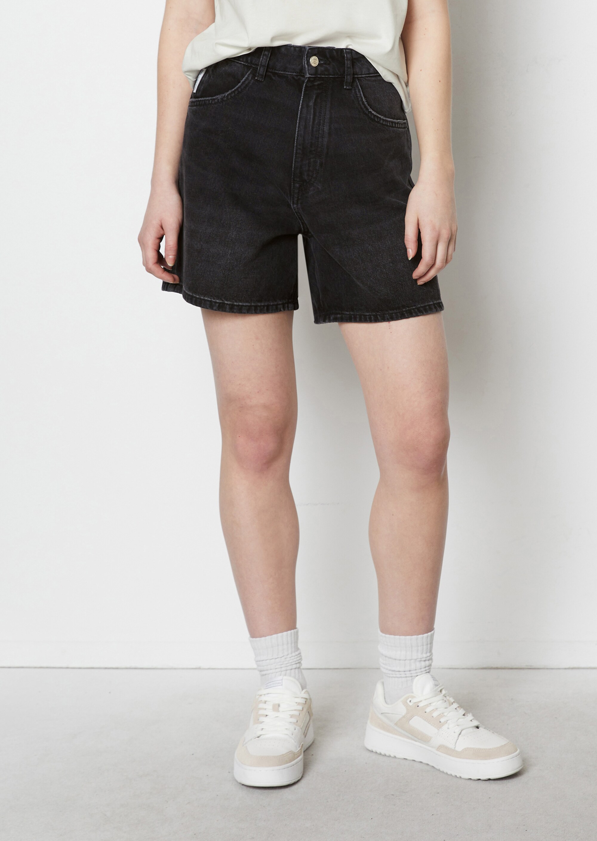 Jeans-Shorts Modell FILDA high waistaus reiner Bio-Baumwolle