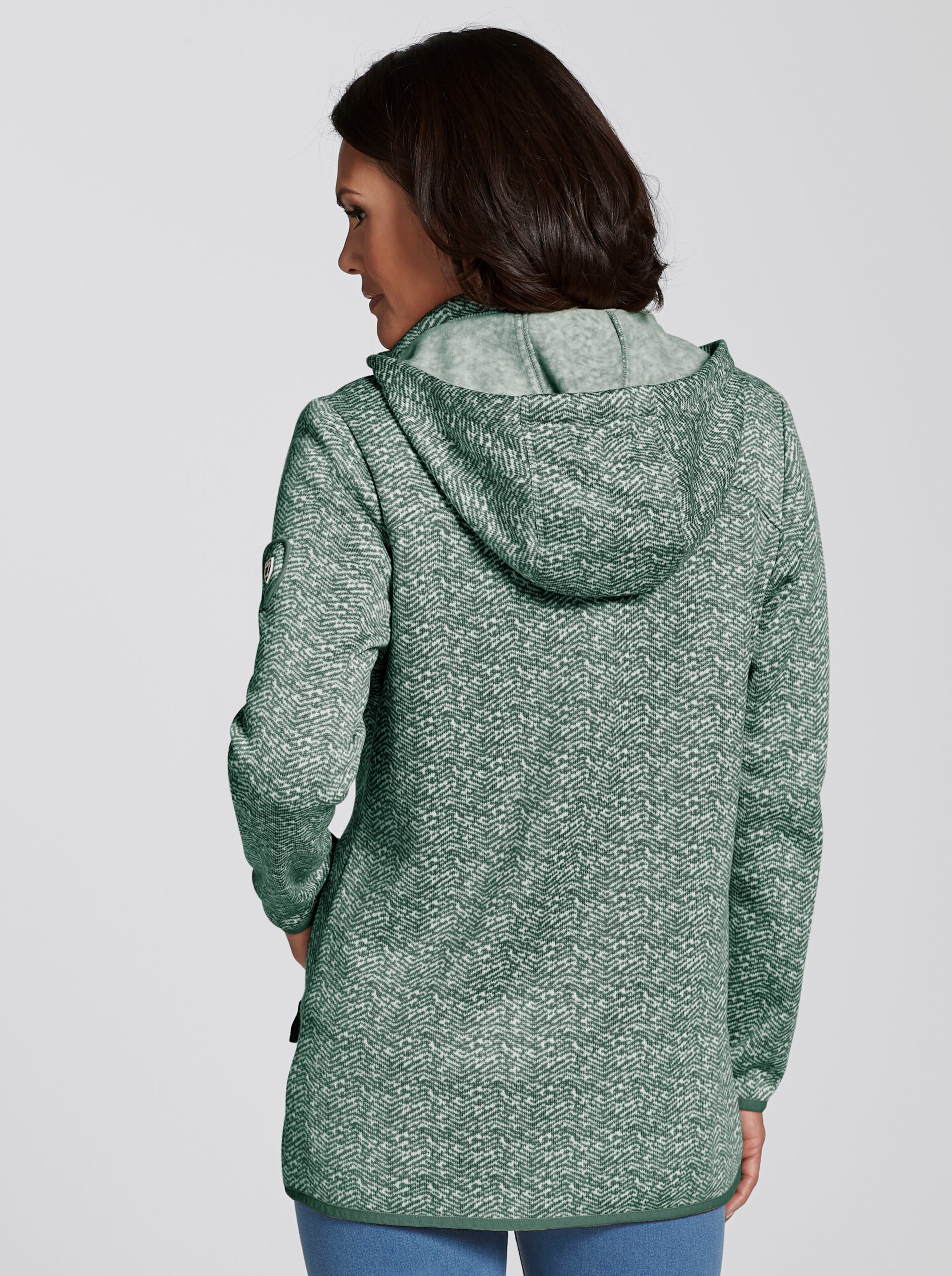 Kapuzenfleecejacke