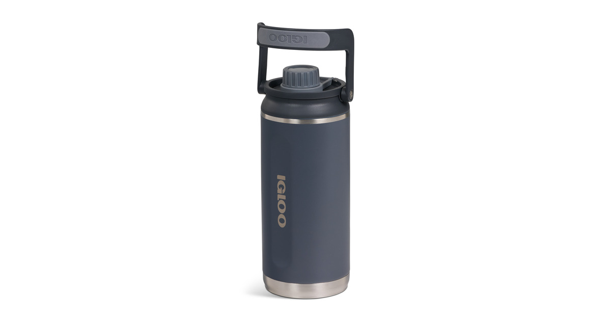 IglooTwist ‘n’ Chug Bottle 36 oz, 1,06 liter drinkfles  (Carbon)
