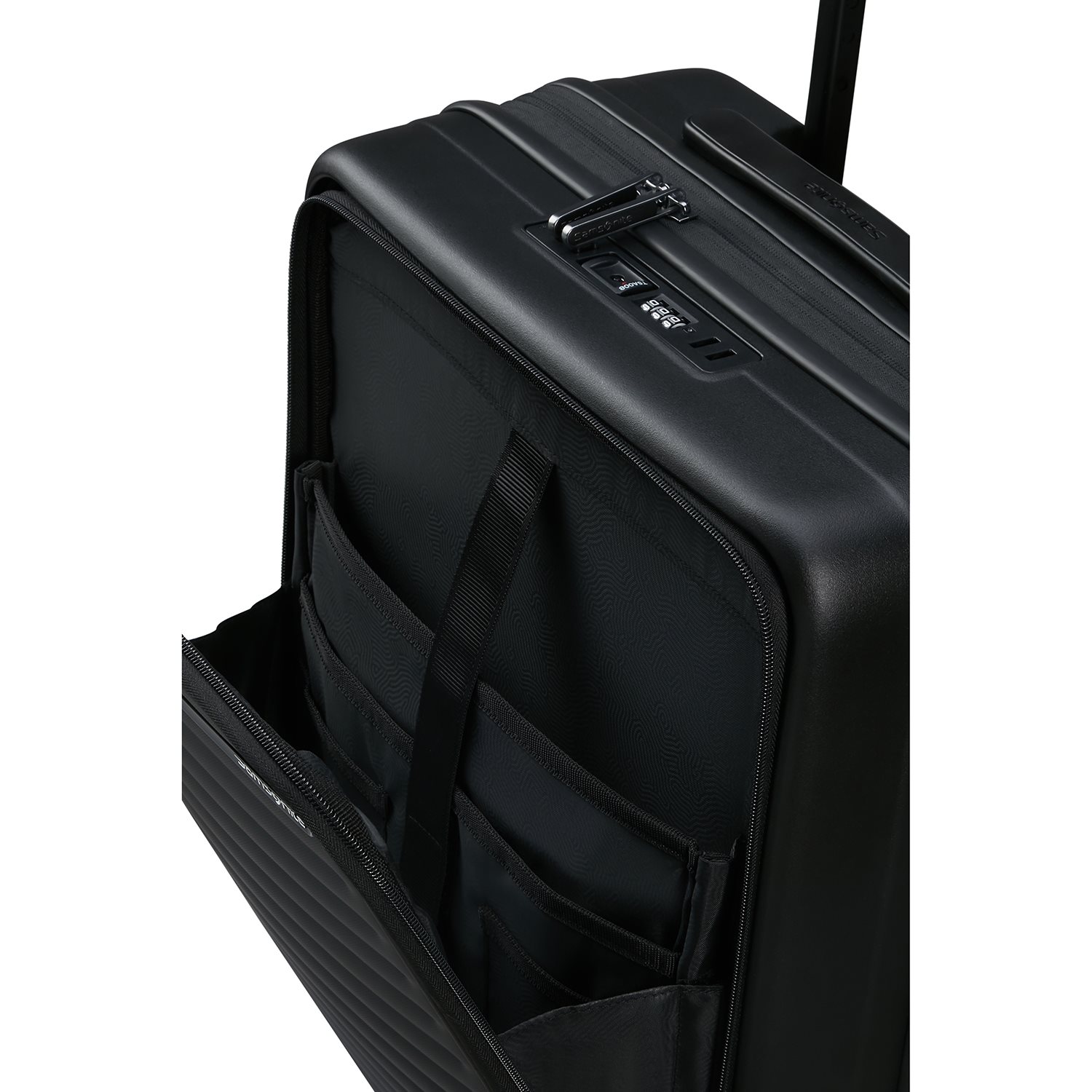Samsonite Restackd Spinner 55 EXP Easy Acces black