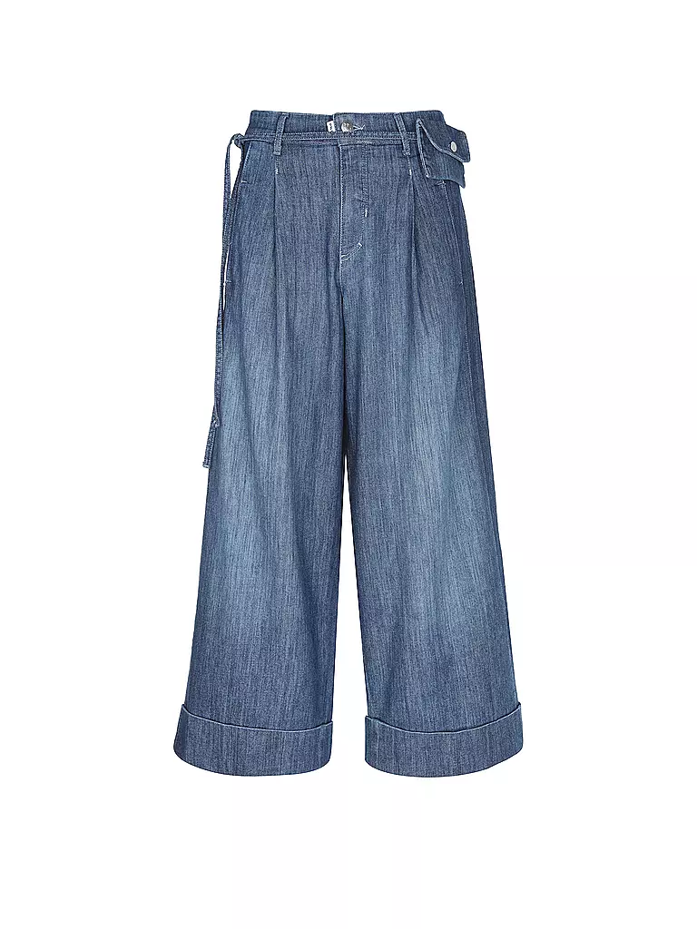 PNTS Jeans Wide Leg Fit THE MINI G dunkelblau