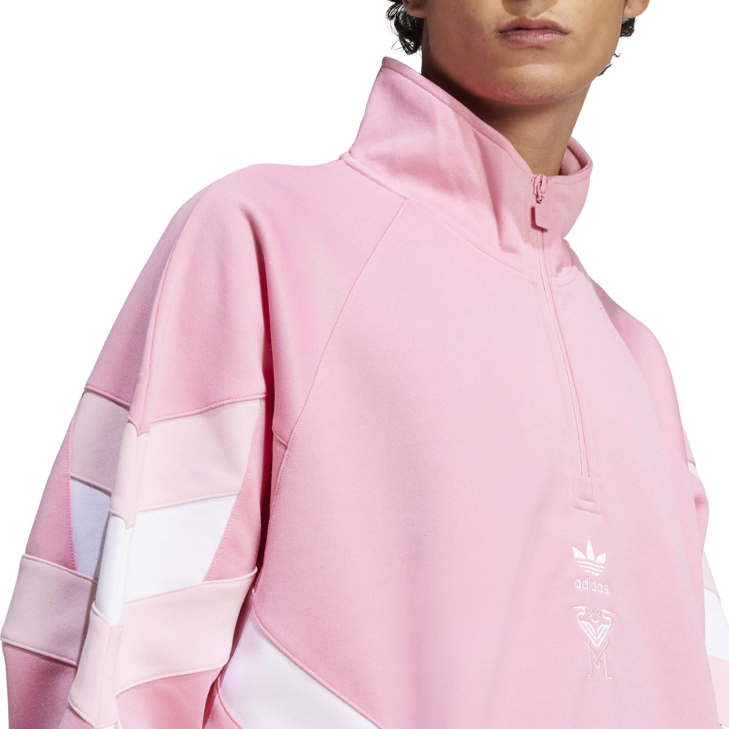 adidas Inter Miami CF Originals Half Zip Crew Sweatshirt Adults