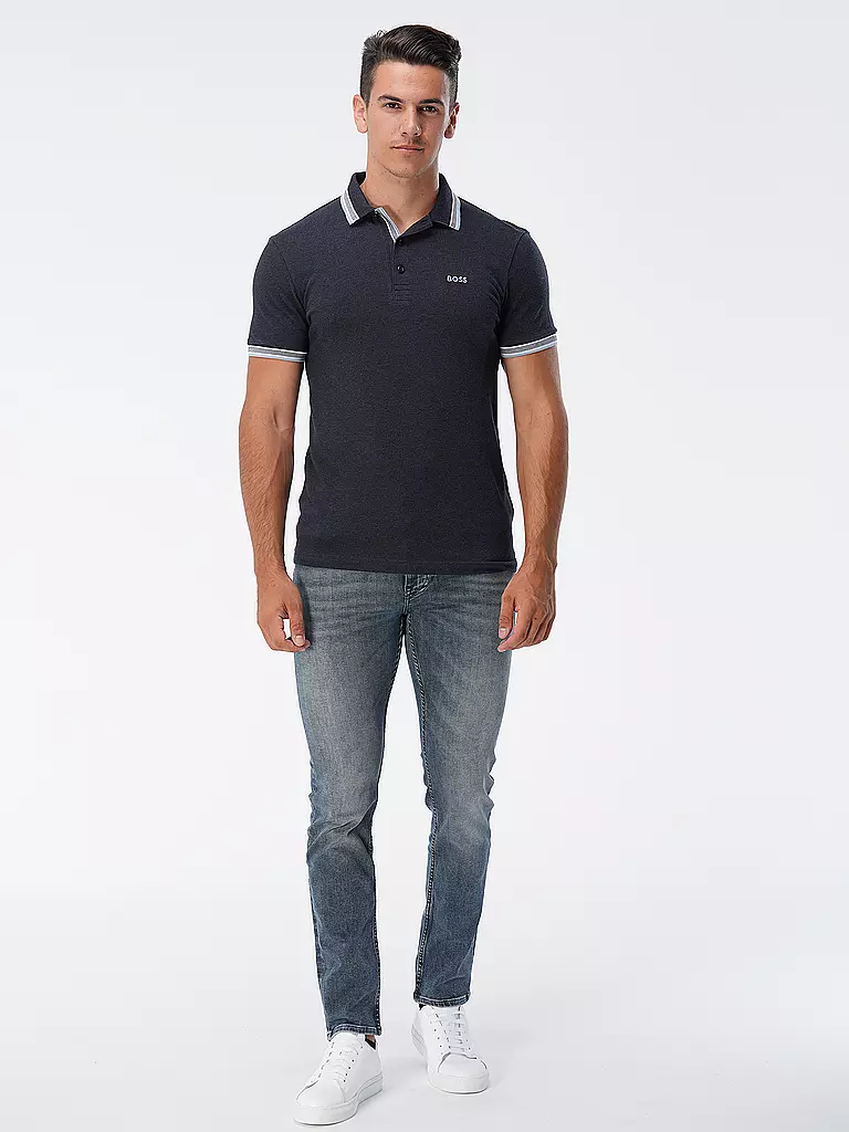 BOSS Poloshirt Regular Fit PADDY dunkelblau