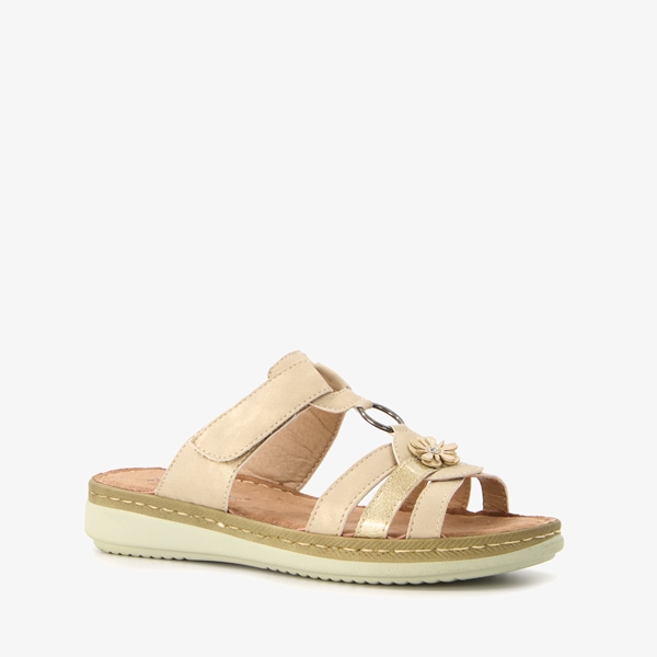 Blue Box dames slippers goud