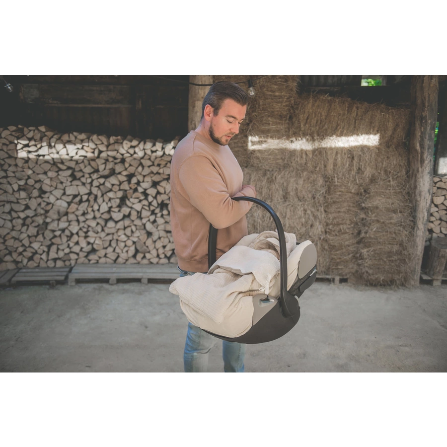 koeka Fußsack 0+ 35 Punkte Plüsch Vik beige