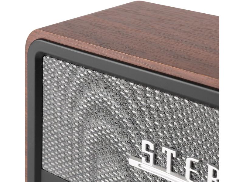 Audizio DAB  Radio Foggia Grau Digitalradio im Retro-Design mit Stereo-Lautsprechersystem und Senderspeicherung