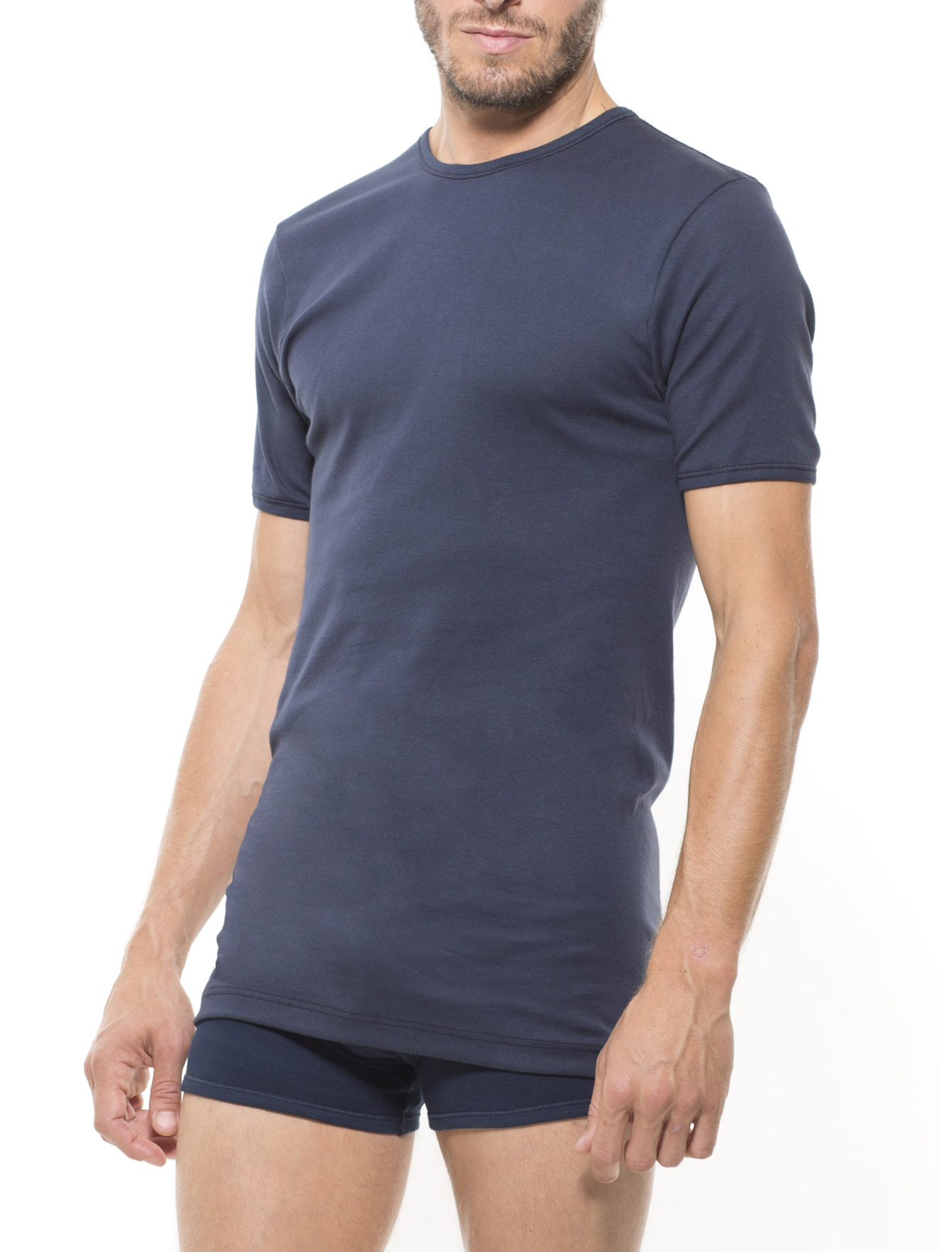 Maillots manches courtes coton lot de 2