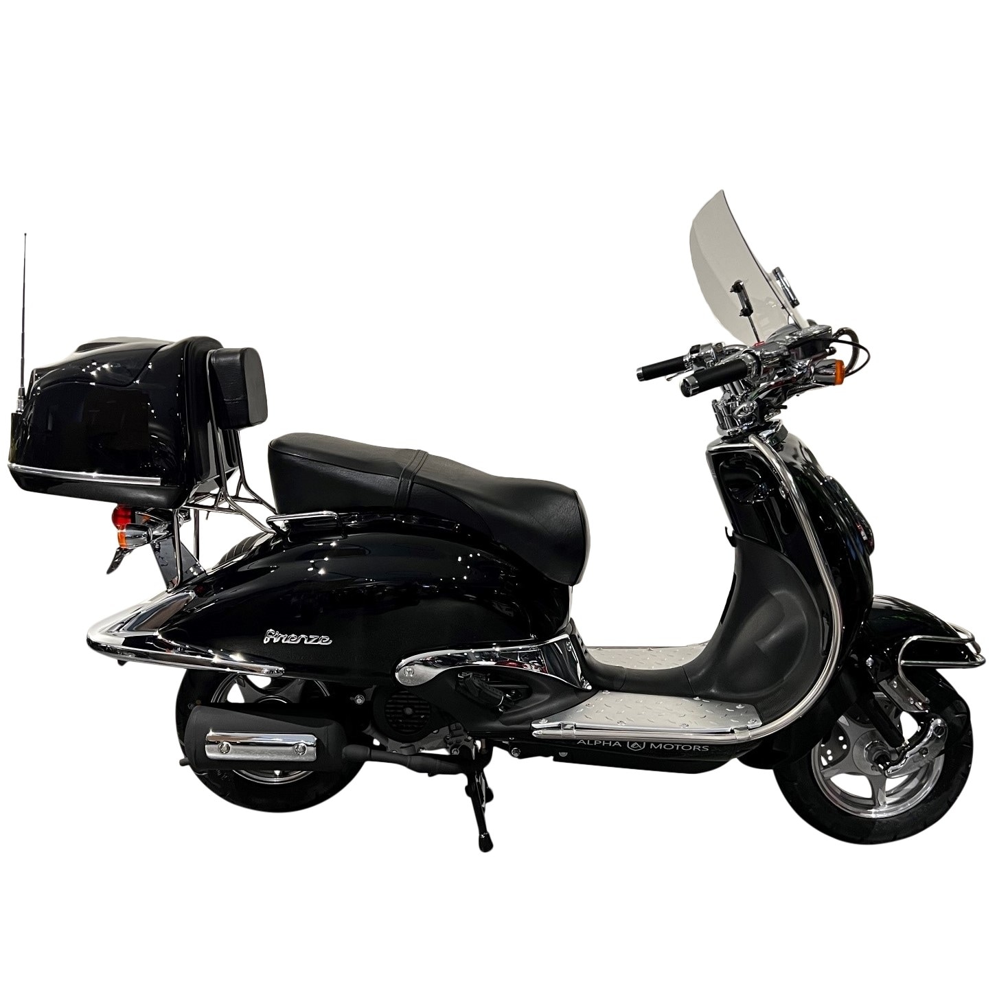 Alpha Motors Motorroller Retro Firenze Limited 125 ccm 85 km/h EURO 5 schwarz